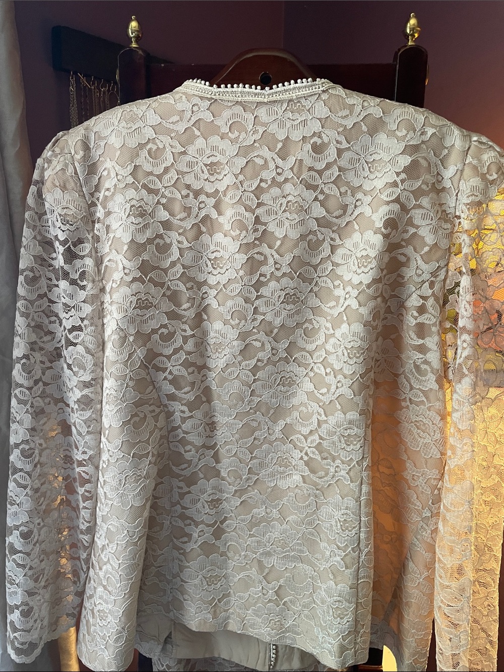 VTG DAVID ROSE LACE MOTB DRESS - Picture 11 of 17